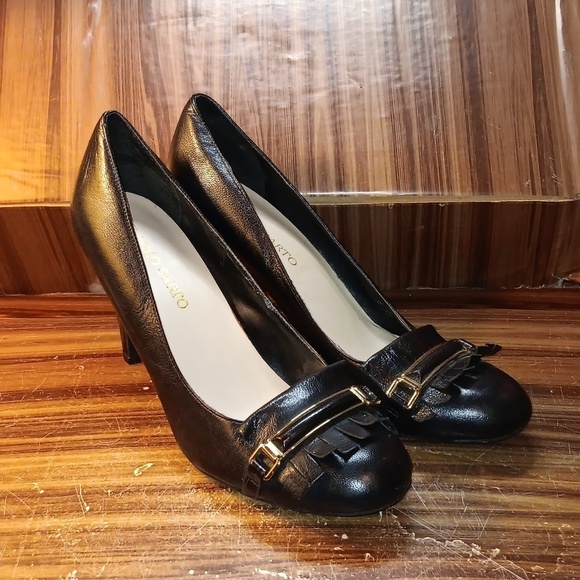 Franco Sarto 9 black heels 👠 - Picture 1 of 6